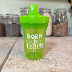 Baby King Baby Toddler Spill Proof Tumbler Sippy Cup 6M+ BPA Free Green 8oz